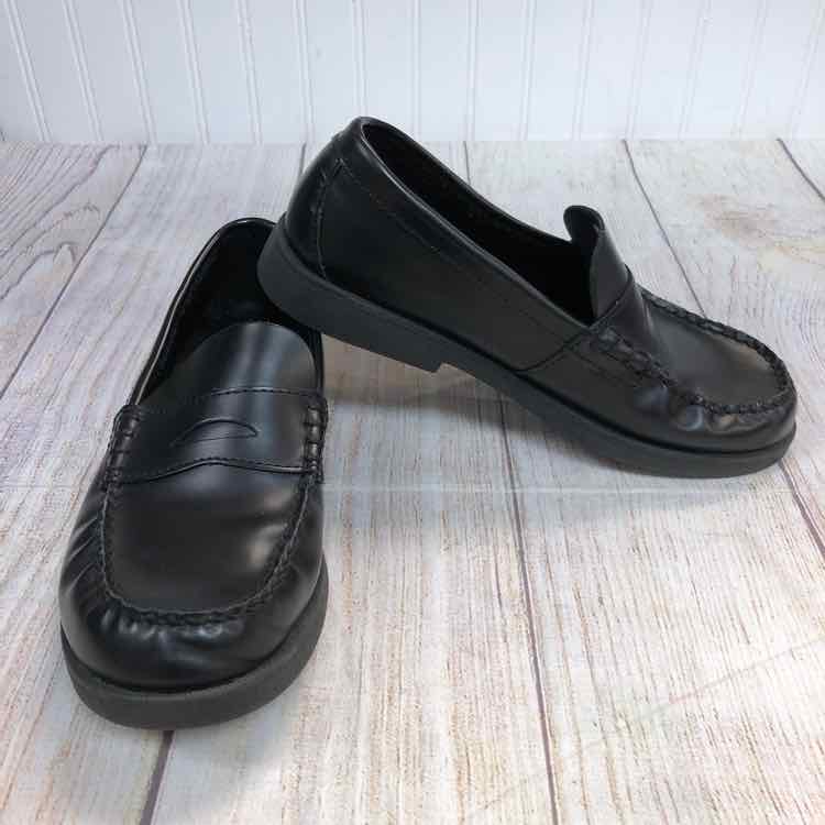 Sperry Black Size 4W Boys Dress Shoes