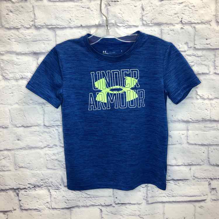 Under Armour Blue Size 6 Boys Short Sleeve Shirt