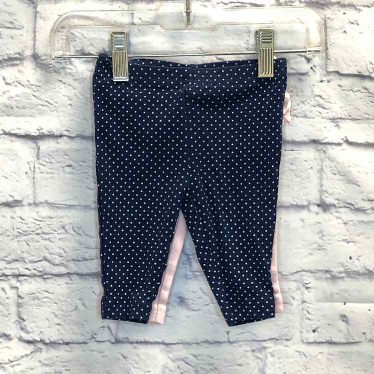 Simple Joys Navy Size 0-3 Months Girls Leggings