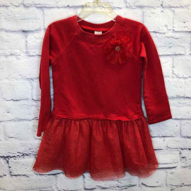 Carters Red Size 3T Girls Dress