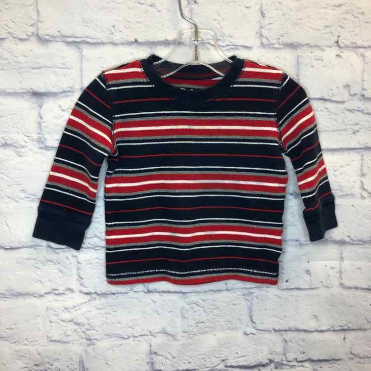 Jumping Beans Stripe Size 12 Months Boys Long Sleeve Shirt