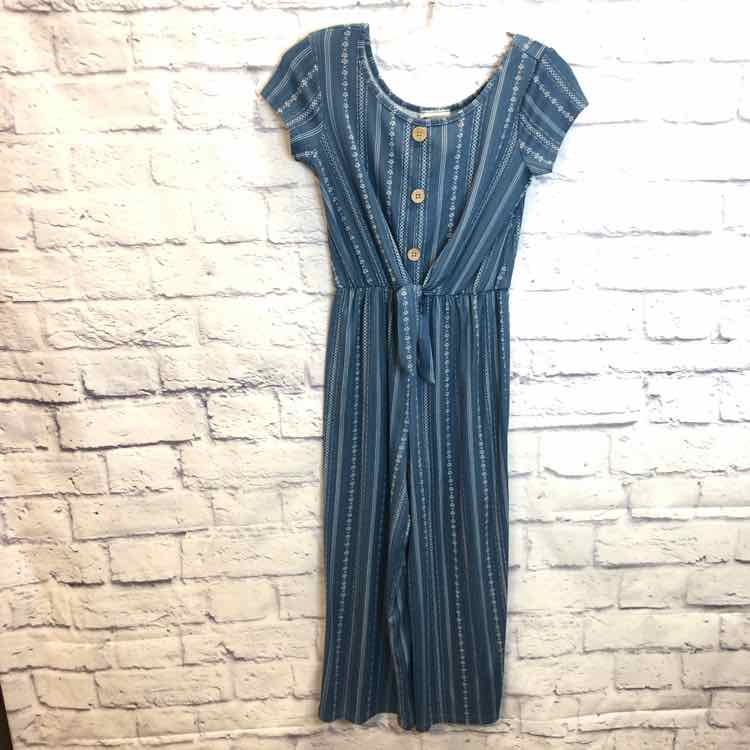 Jenna & Jessie Blue Size 8 Girls Jumpsuit