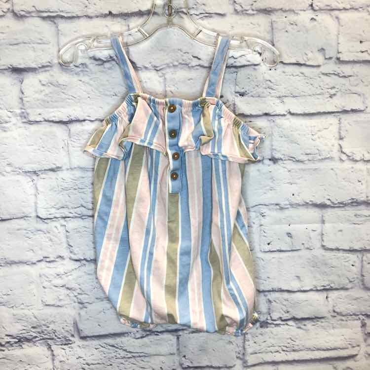 Carters Stripe Size 18 Months Girls Romper