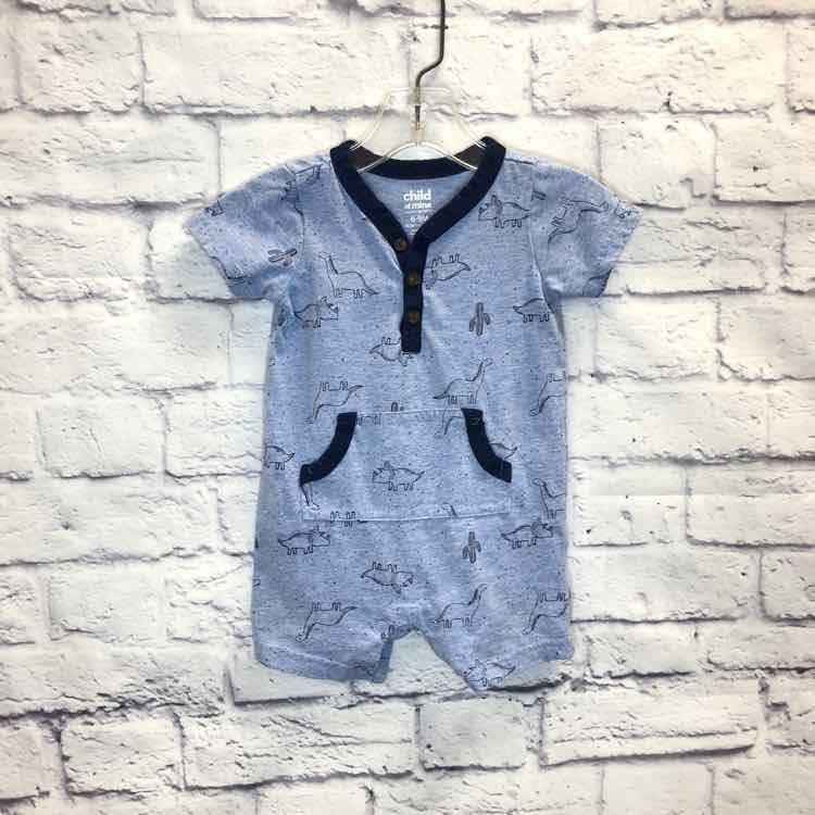 Child of Mine Blue Size 6-9 Months Boys Romper