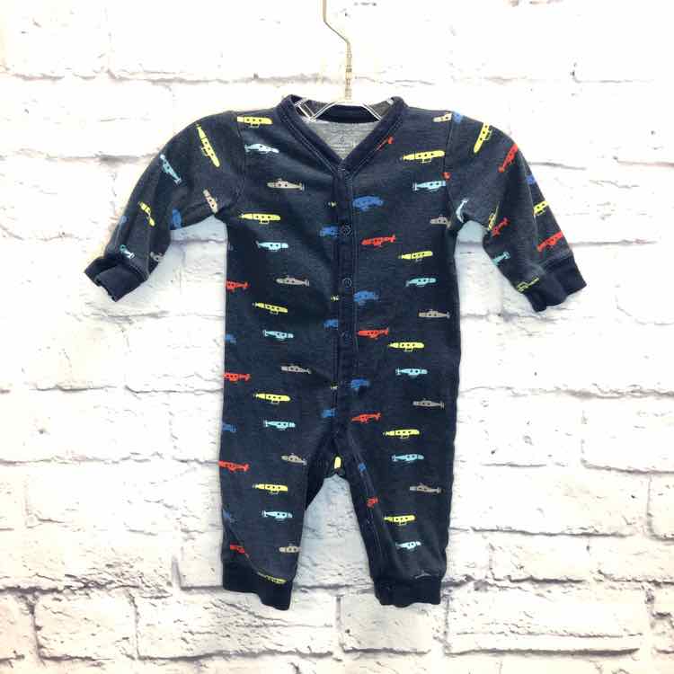 Carters Navy Size 6 Months Boys Romper