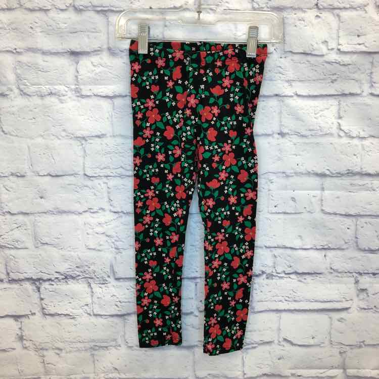 Cat & Jack Floral Size 4T Girls Leggings