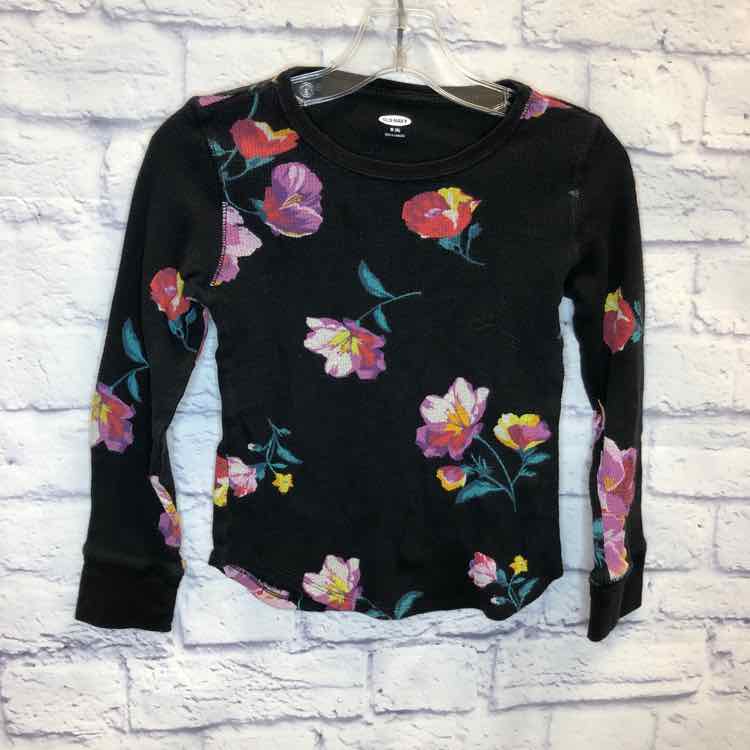 Old Navy Floral Size 8 Girls Long Sleeve Shirt