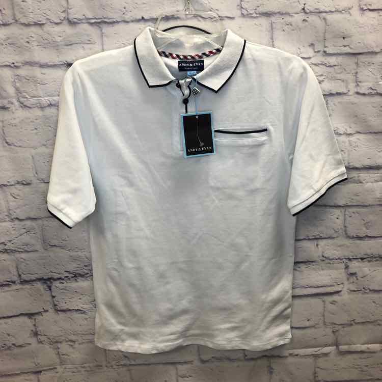 Andy & Evan White Size 14 Boy Polo or Button Down