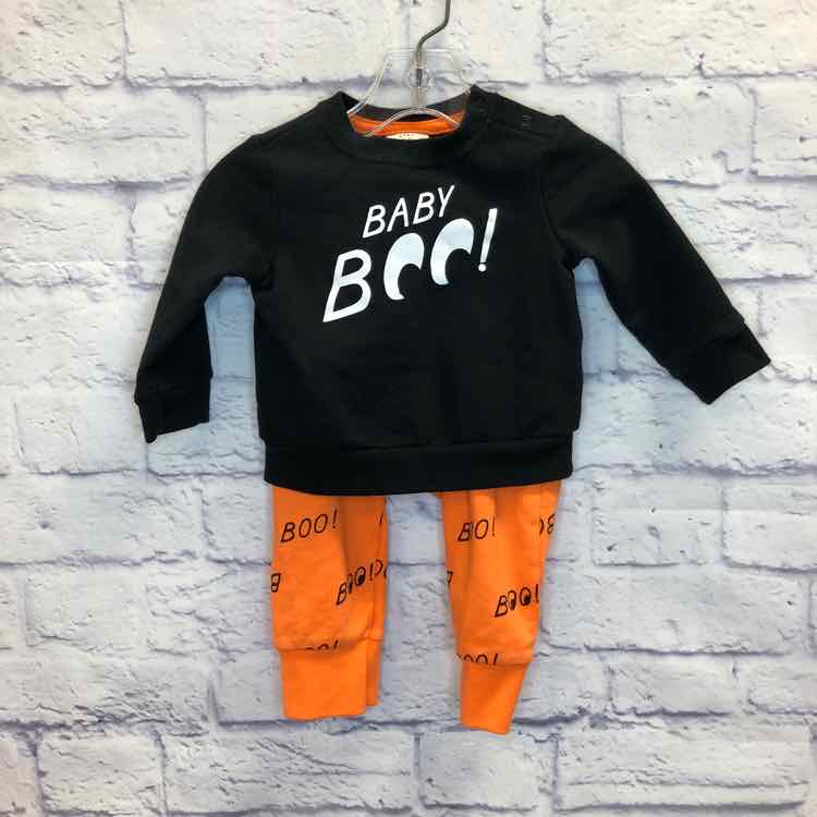 Cat & Jack Black Size 6-9 Months 2 Piece Outfit