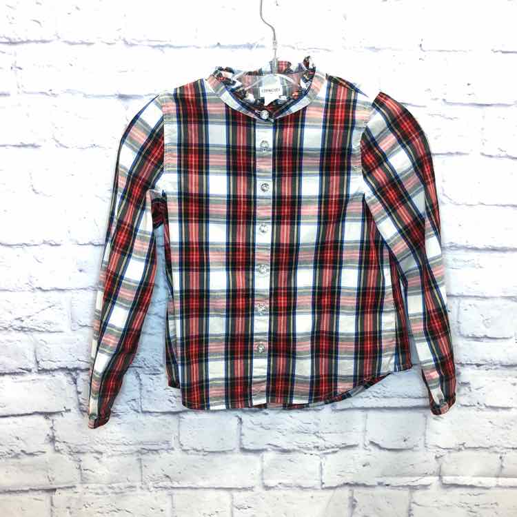 Crewcuts Plaid Size 10 Girl Polo or Button Down