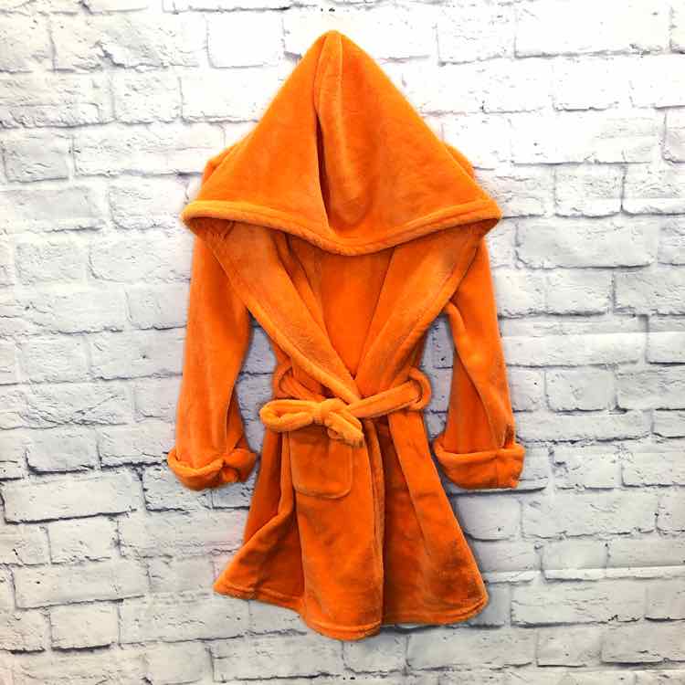 Leveret Orange Size 8 Boys Bathrobe