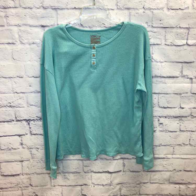 Cat & Jack Green Size 16P Girls Long Sleeve Shirt