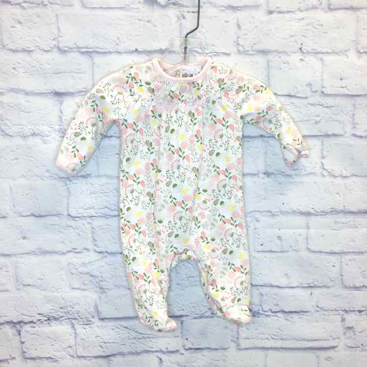 Le Top Floral Size 6 Months Girls Romper