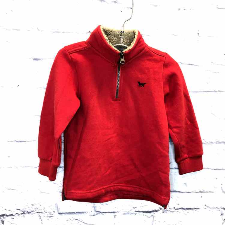 Carters Red Size 2T Boys Sweatshirts/Hoodie