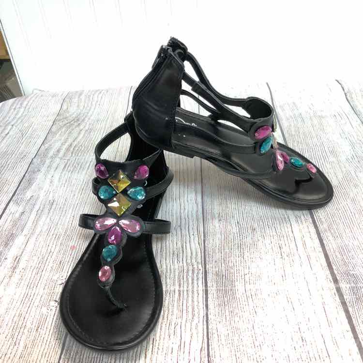 Art Class Black Size 4 Girls Sandals