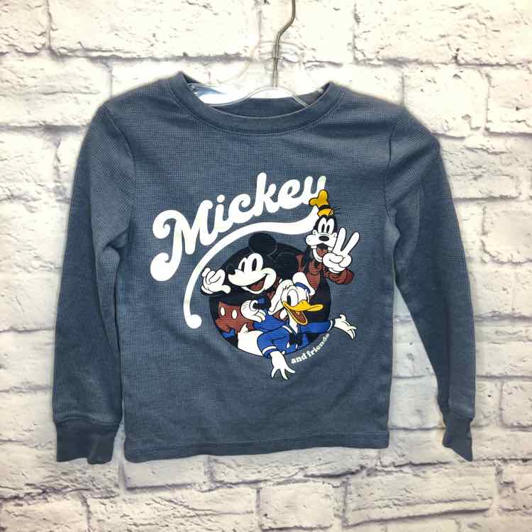 Disney Blue Size 4T Boys Long Sleeve Shirt