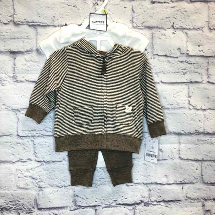 Carters Brown Size 3 Months Boys 3 Piece Outfit