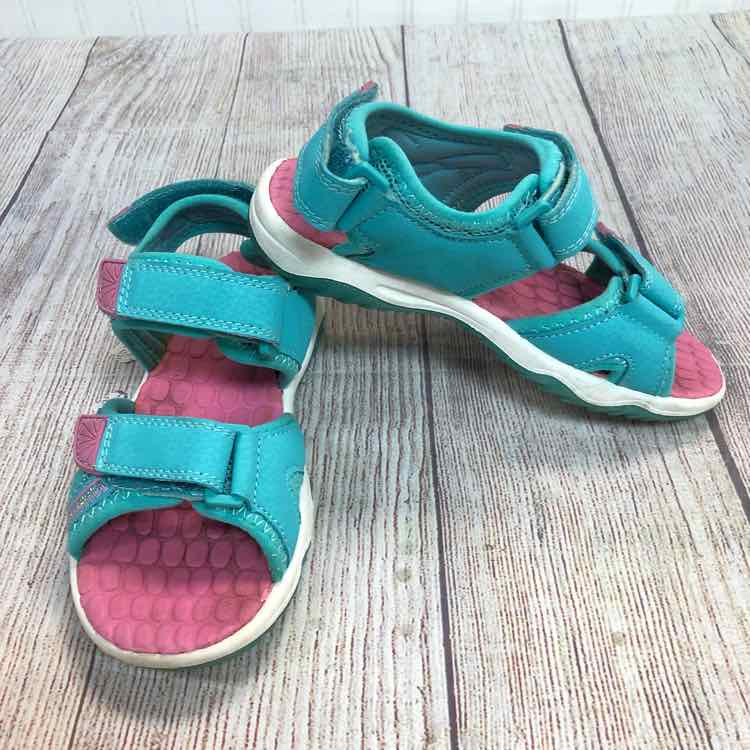 SO Teal Size 13 Girls Sandals