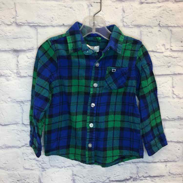 Crown & Ivy Green Size 3T Boy Polo or Button Down