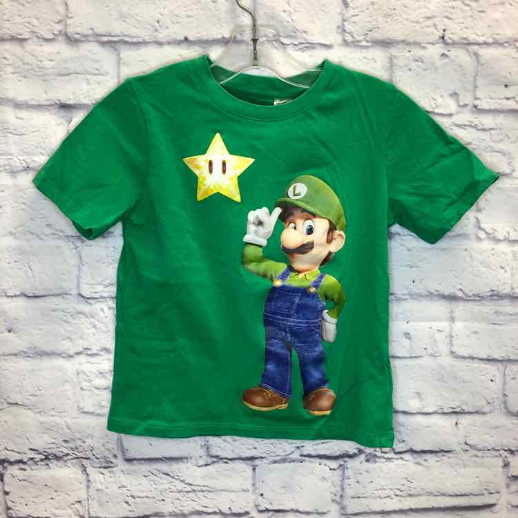 H&M Green Size 5 Boys Short Sleeve Shirt