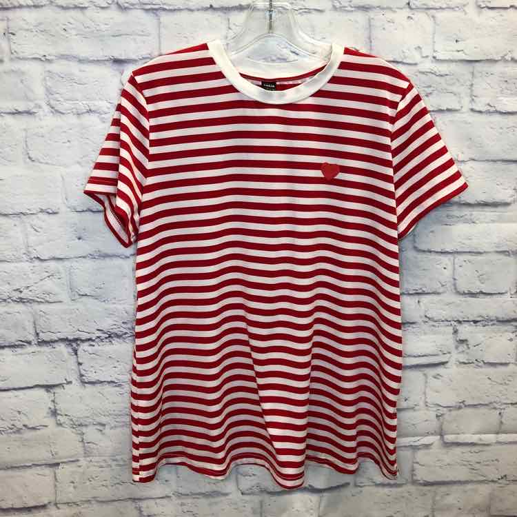 Shein Red Size M Maternity Short Slv Top