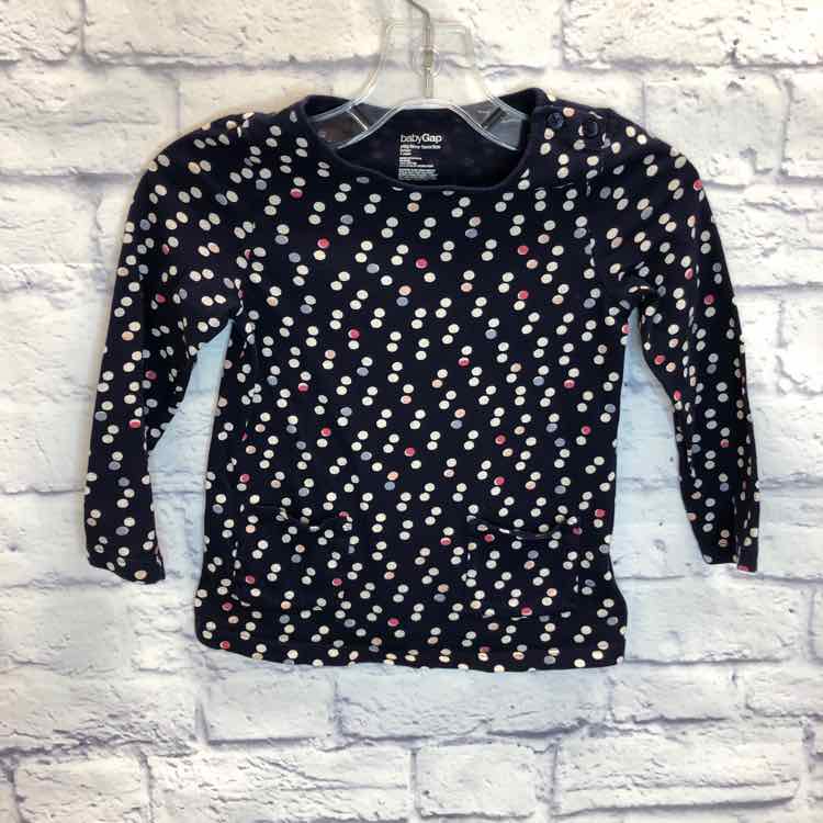 Gap Navy Size 4T Girls Long Sleeve Shirt