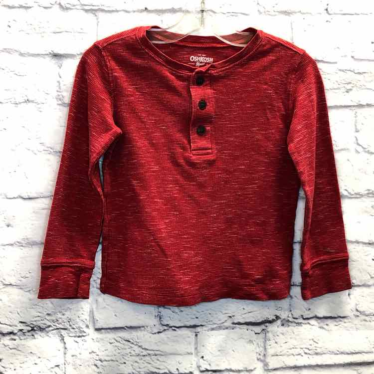 Oshkosh Red Size 6 Boys Long Sleeve Shirt