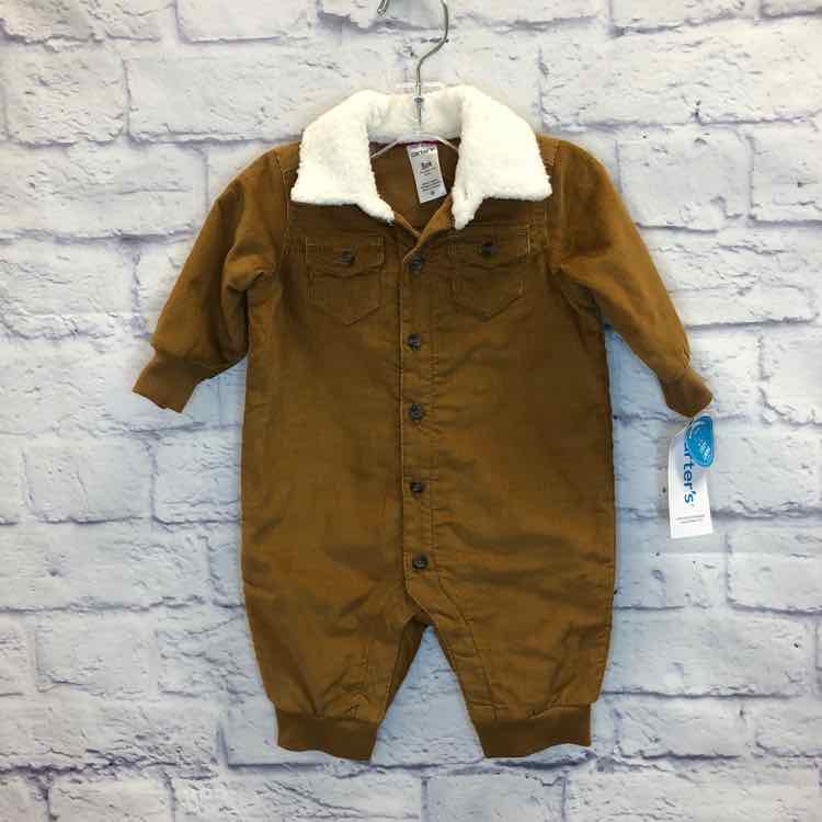 Carters Brown Size 3 Months Boys Romper