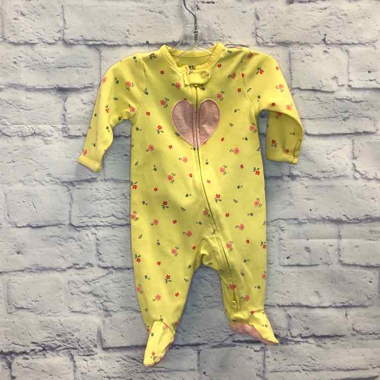 Child of Mine Yellow Size 0-3 Months Girls Sleeper