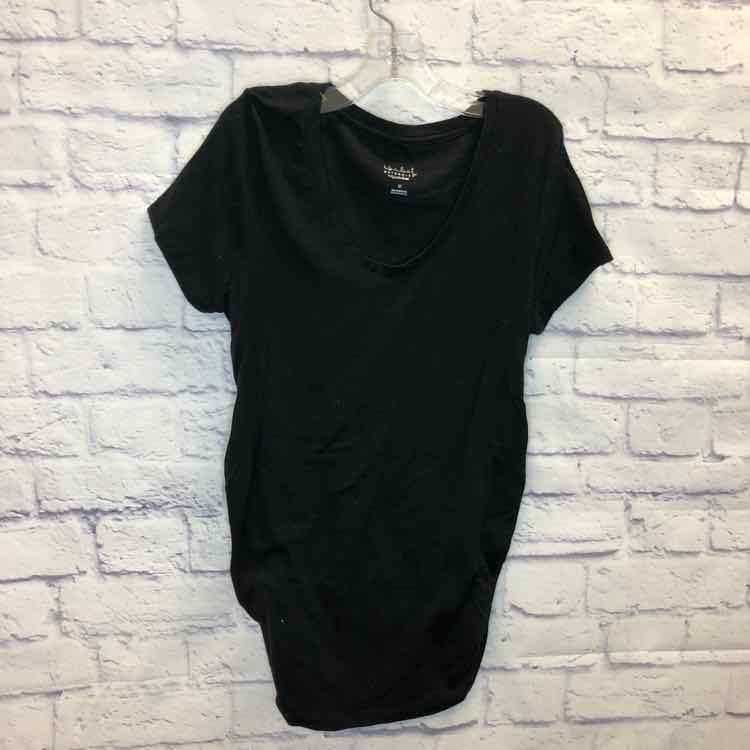 Isabel Maternity Black Size M Maternity Short Slv Top