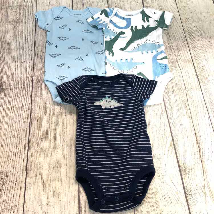 Carters Blue Size 0-3 Months Boys Bodysuit