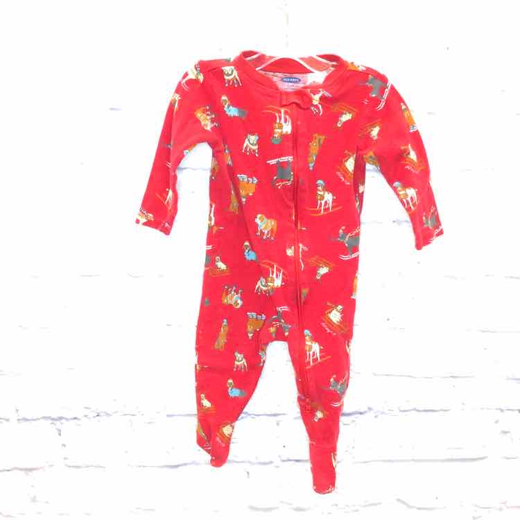 Old Navy Red Size 6-9 Months Boys Sleeper