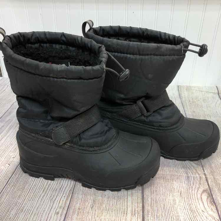 Northside Black Size 5 Boys Snow Boots