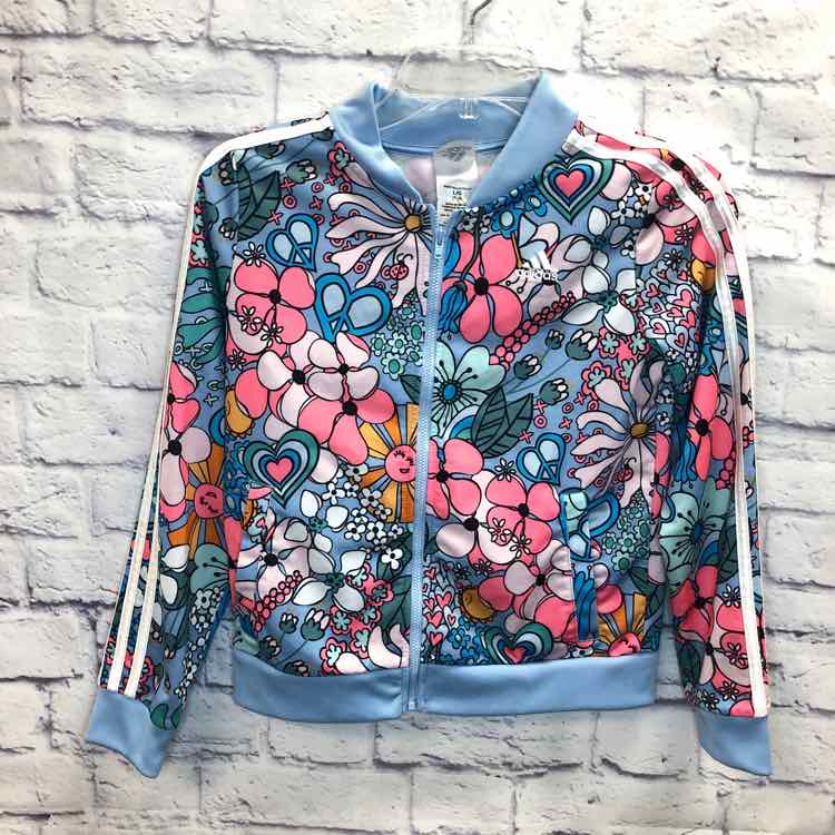 Adidas Floral Size 14 Girls Coat/Jacket