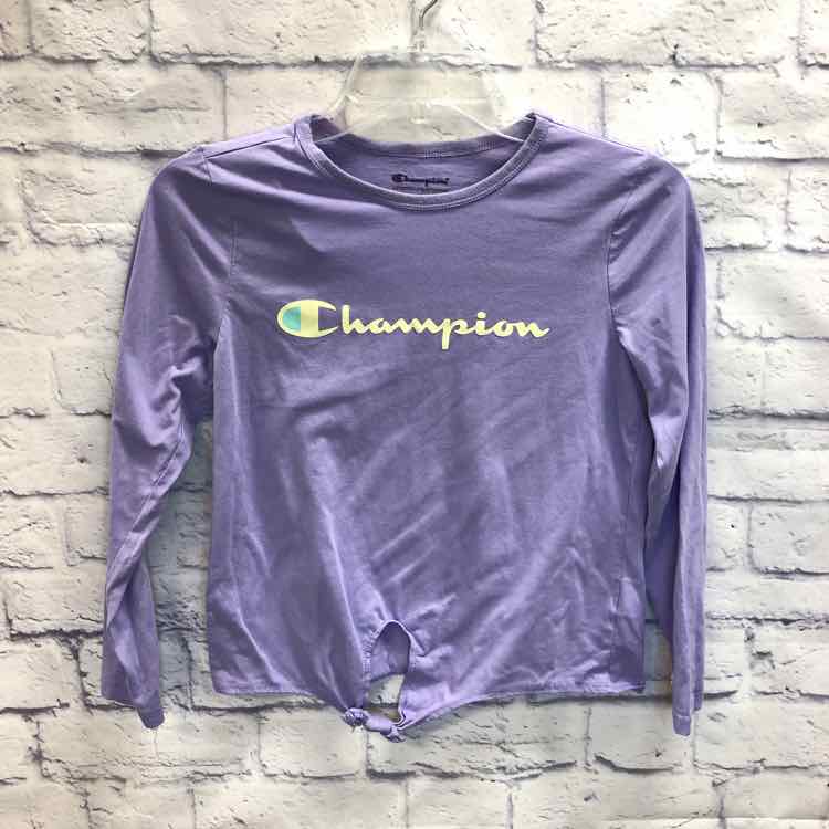 Champion Purple Size 10 Girls Long Sleeve Shirt