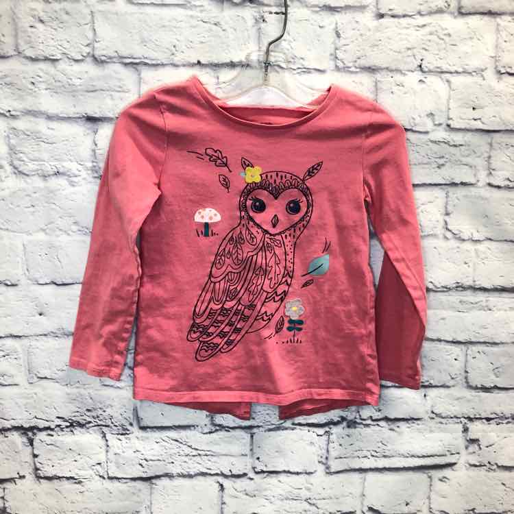 Carters Pink Size 6 Girls Long Sleeve Shirt