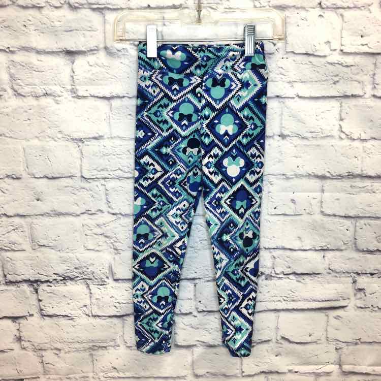 LulaRoe Blue Size 4-7 Girls Leggings