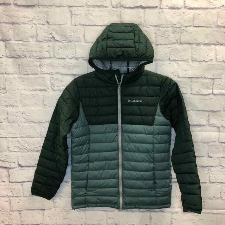 Columbia Powder Lite II Green Size 14 Boys Winter Jacket