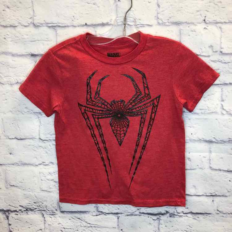 Marvel Red Size 4T Boys Short Sleeve Shirt