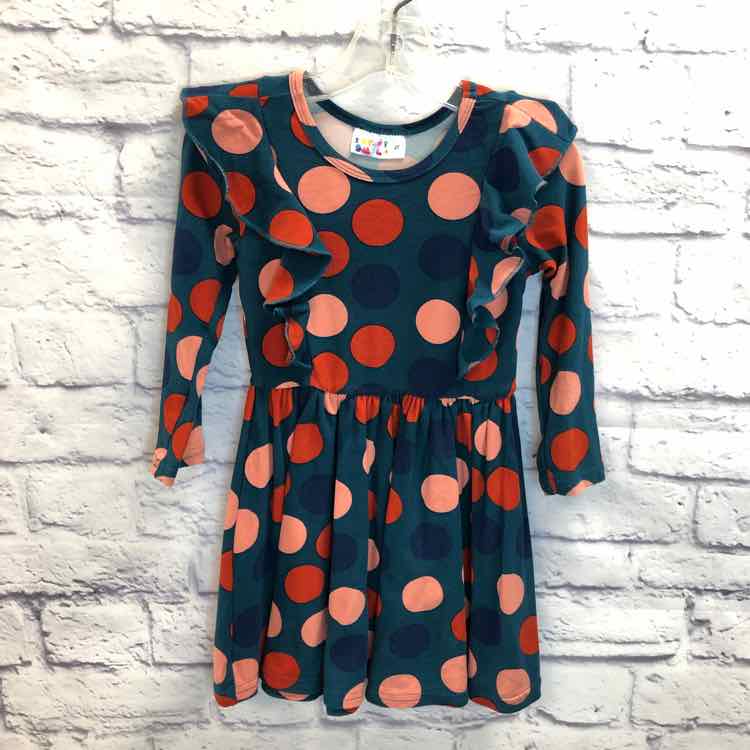 Dot Dot Smile Red & Green Size 2T Girls Dress