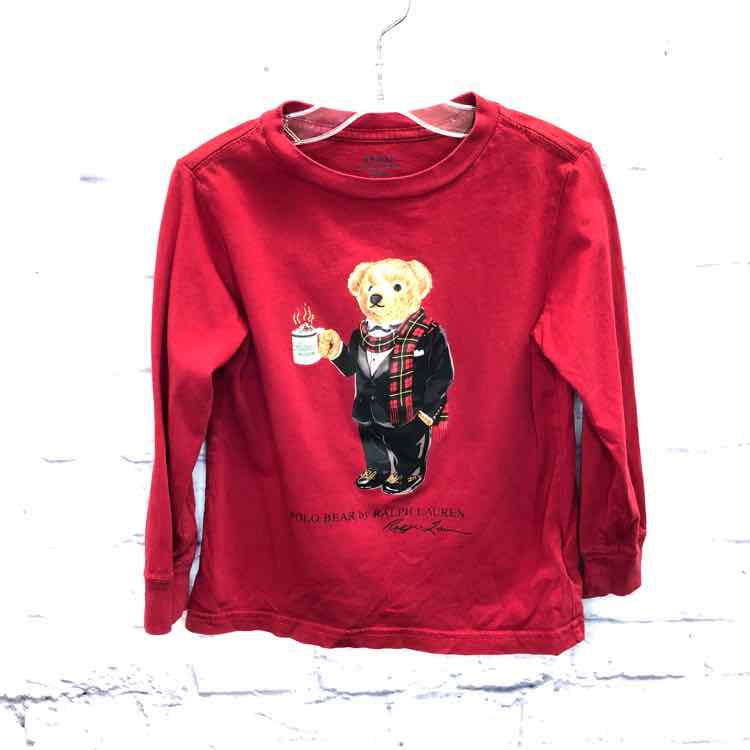 Polo Ralph Lauren Red Size 3T Boys Long Sleeve Shirt