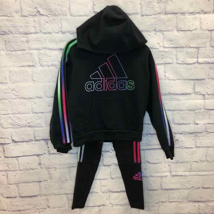 Adidas Black Size 7 Girls 2 Piece Outfit