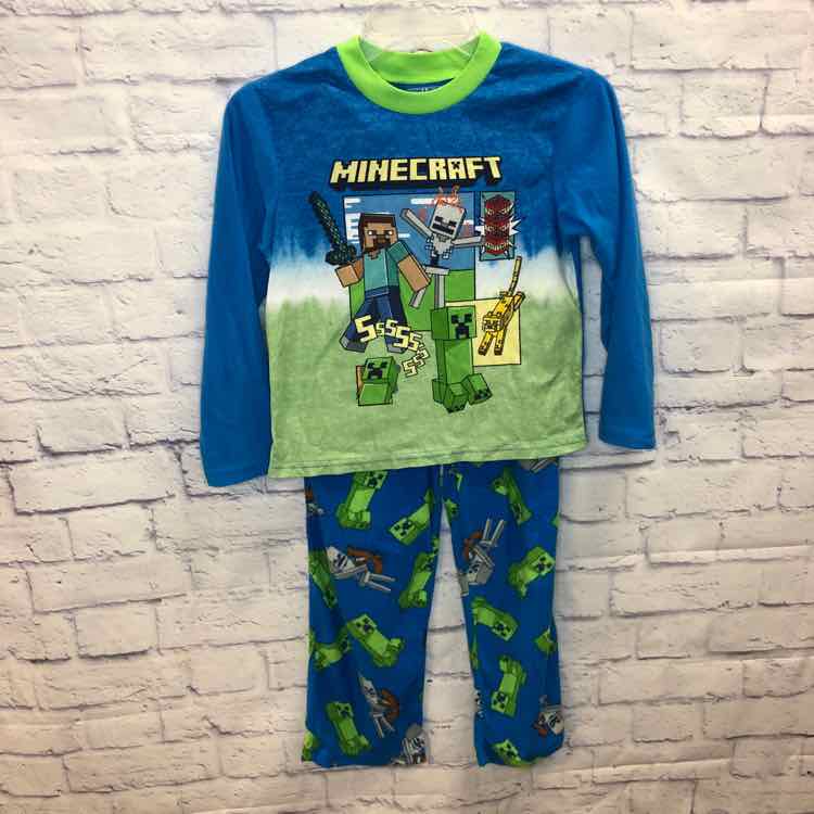 Minecraft Blue Size 10 Boys Pajamas