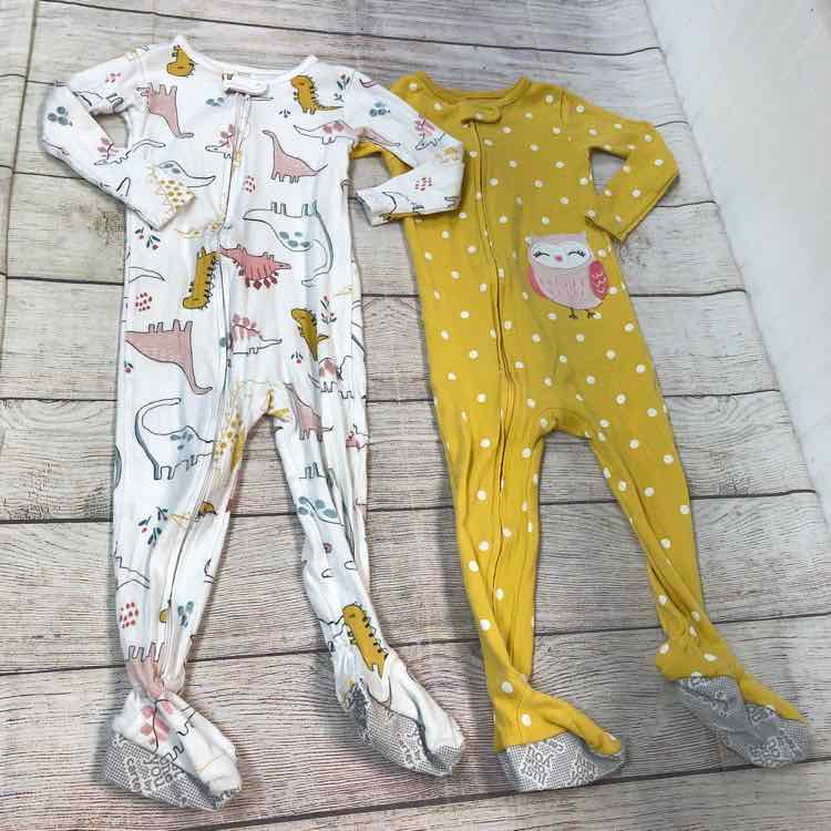 Just One You Yellow Size 2T Girls Sleeper