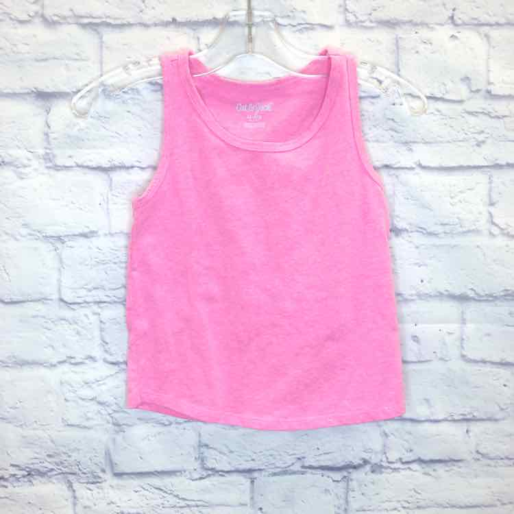 Cat & Jack Pink Size 4T Girls Tank Top