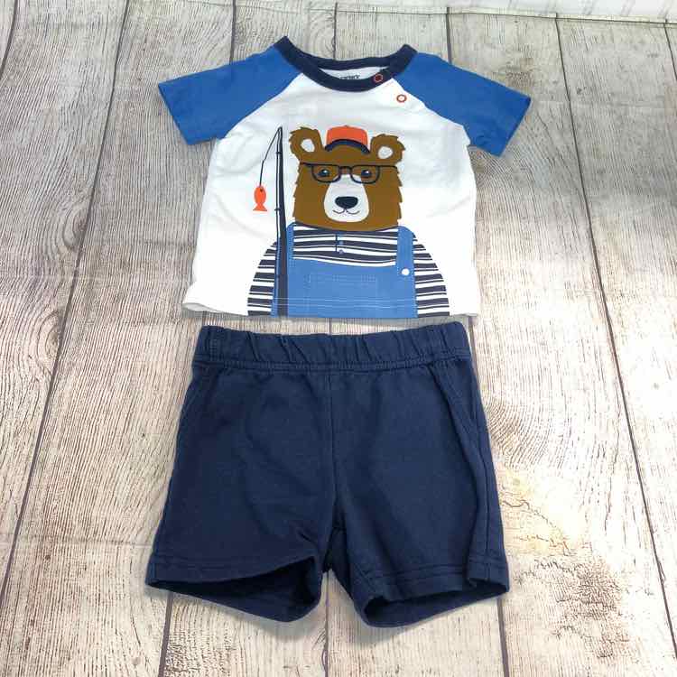 Carters Blue Size 9 Months Boys 2 Piece Outfit