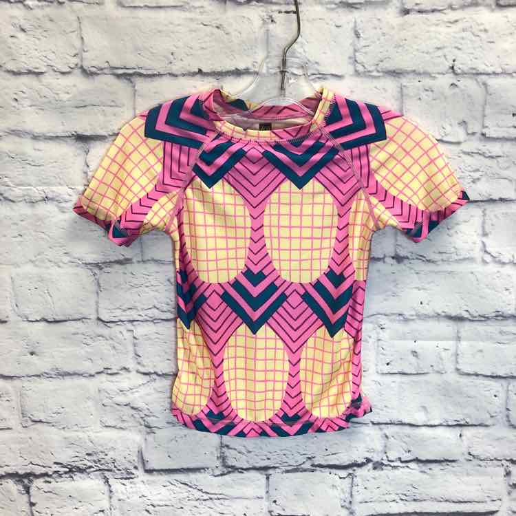 Tea Pink Size 4T Girls Rashguard