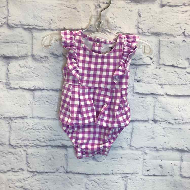 Carters Purple Size Newborn Girls Romper