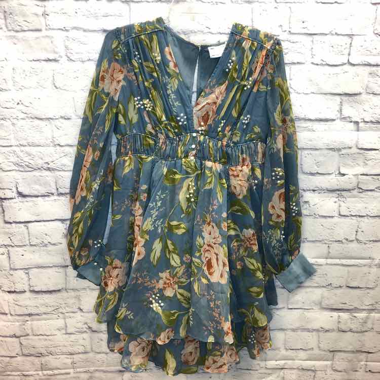 Asos Floral Size 8 Maternity Long Slv Top