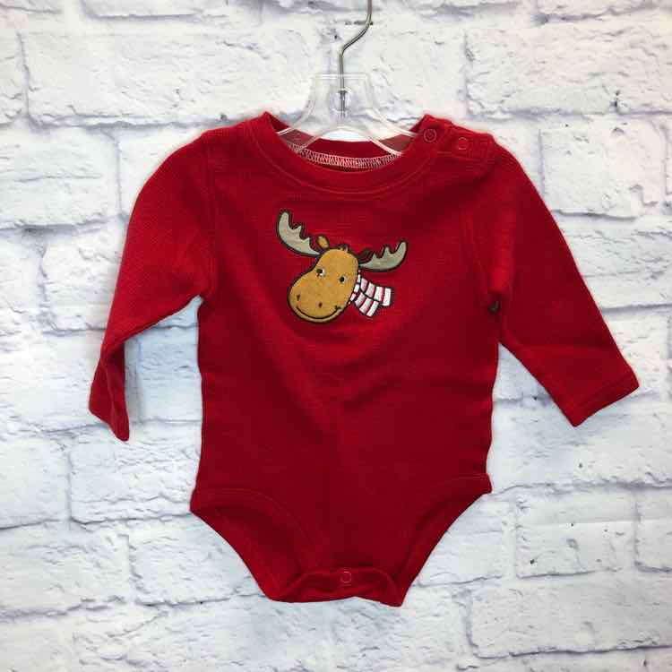 Jumping Beans Red Size 6 Months Boys Bodysuit